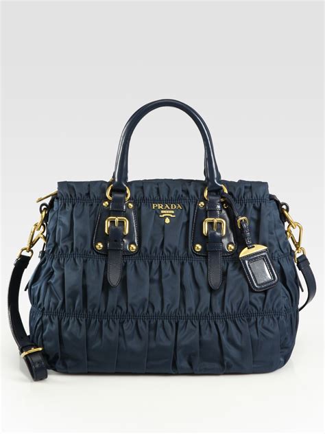 prada tessuto cloth handbag|Prada tessuto gaufre nylon bag.